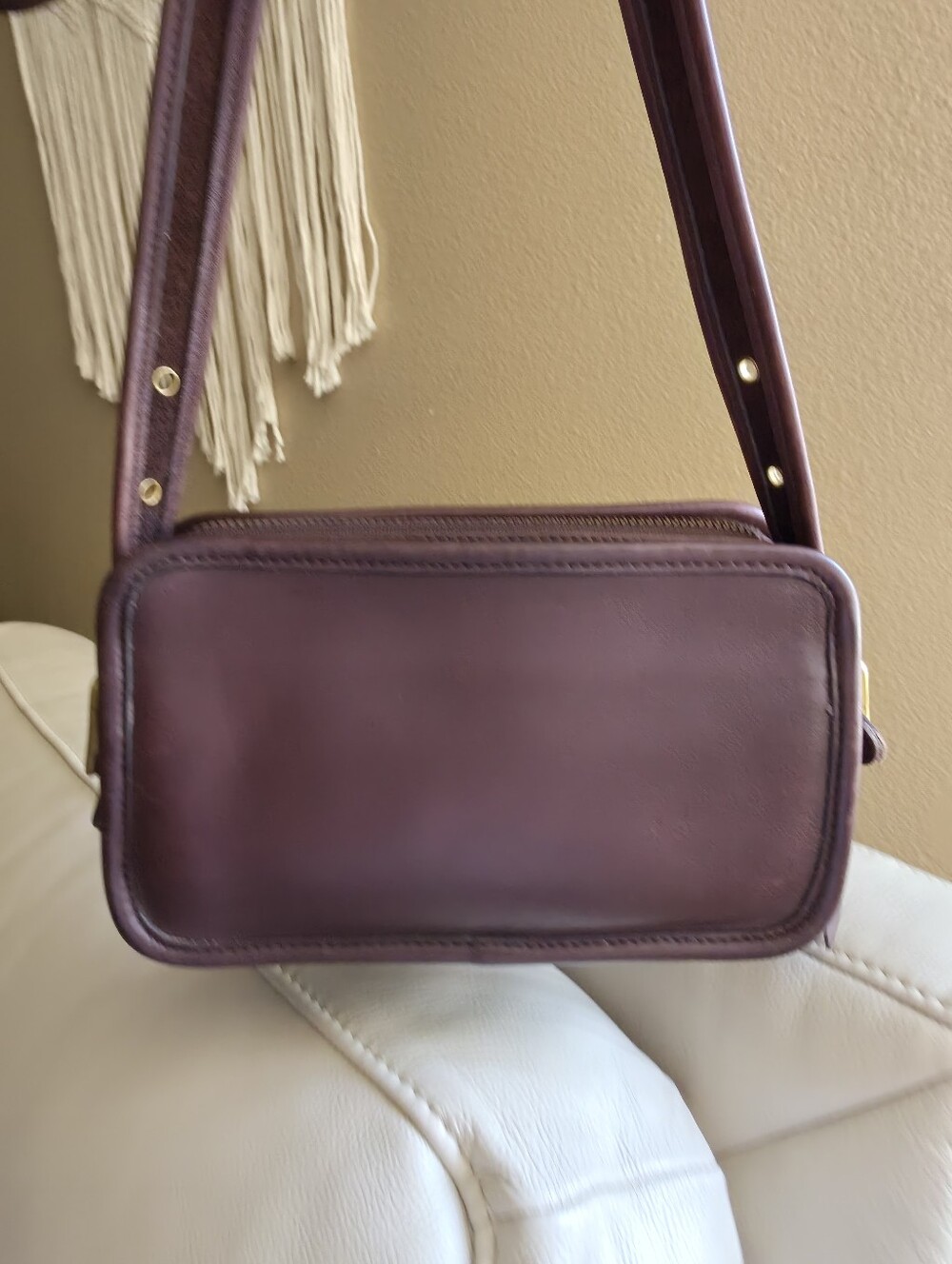 authentic Vintage Coach Legacy East/West Compartment Bag